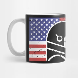 American Flag Space Astronaut Mug